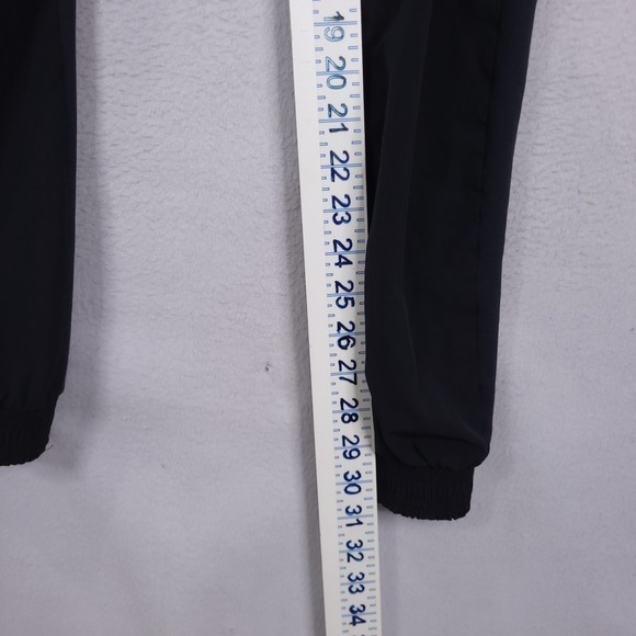 GYMSHARK Revival Black Joggers Pants Gym Shark Spelled out Side Women's Size S - Picture 11 of 16